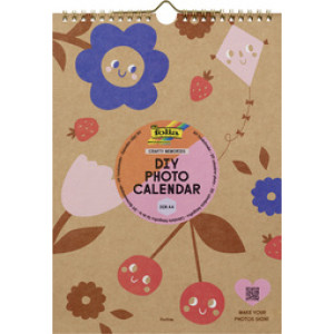 folia wandkalender CRAFTY MEMORIES, A4, zelfontwerp, 13 vel