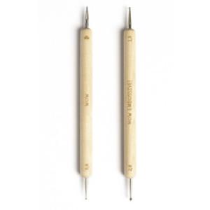 folia priktool & reliëfpen set, 2-delig, 0,8-2,0 mm