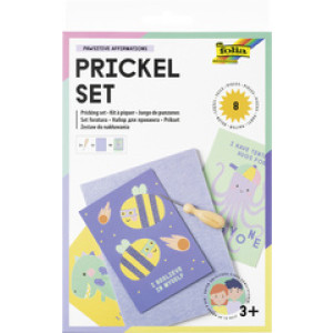 folia prikpennenset, 8-delig, 105×148 mm, inclusief sjablonen