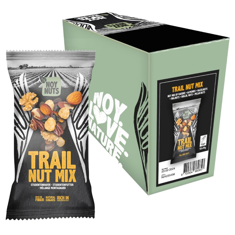 HELLMA NoyNuts nut mix Trail Nut, portion bags 45 g, 12 pieces