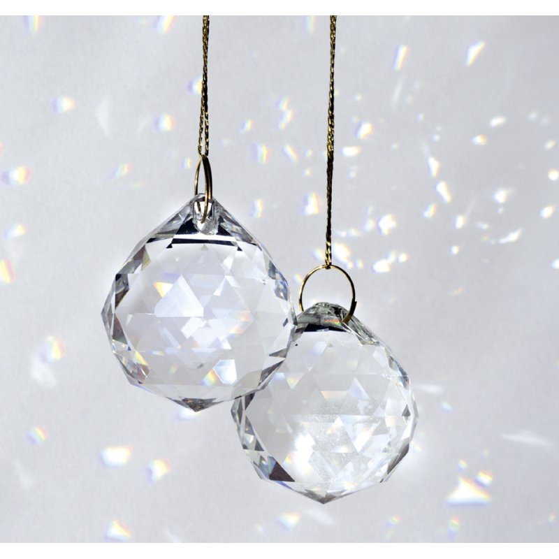 folia kristallen zonnevanger Crystal Trio, glas geslepen, 20/30/40 mm, 3 stuks