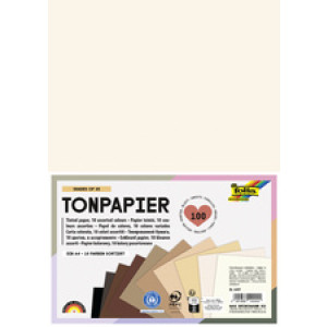 folia gekleurd papier Shades of Grey, A4, 130 g/m², 100 vel