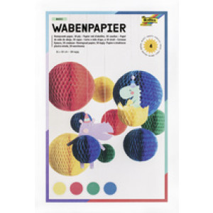 folia honingraatpapier BASIC, 30-laags, 210×330 mm, gemengde kleuren