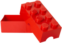 LEGO broodtrommel Classic Box, blauw, 950 ml, 8 noppen