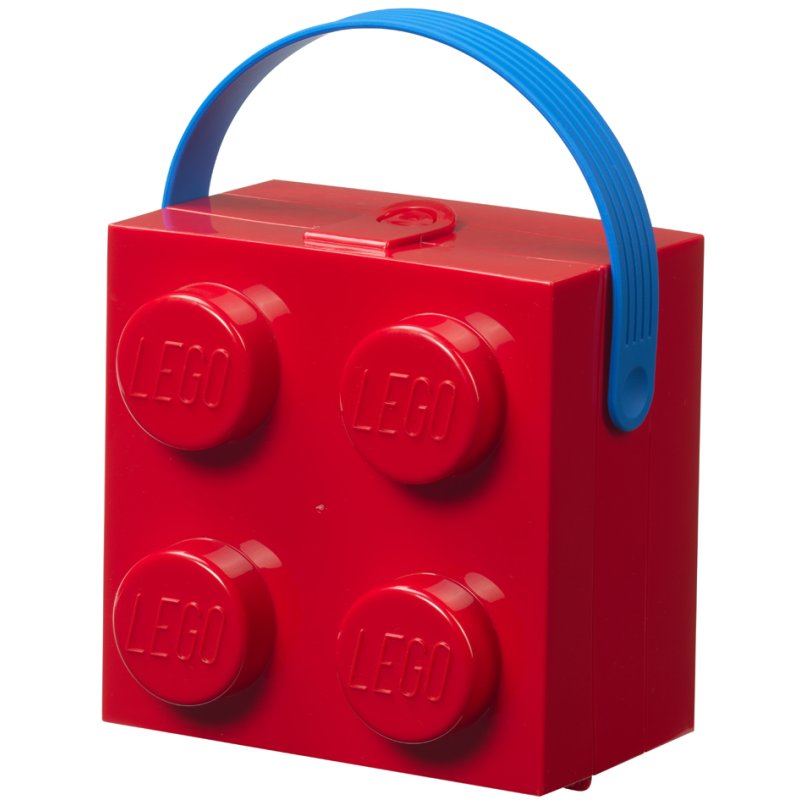 LEGO lunchbox met draaggreep, groen-transparant, 2,15 liter