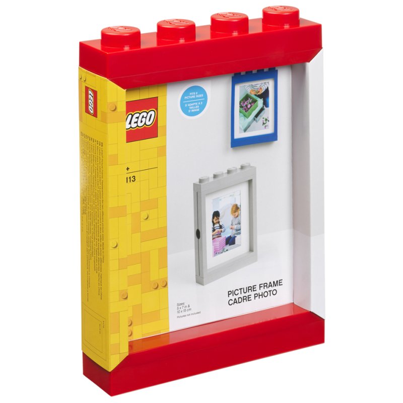LEGO cadre photo PICTURE FRAME, 191×268 mm, rouge, empilable