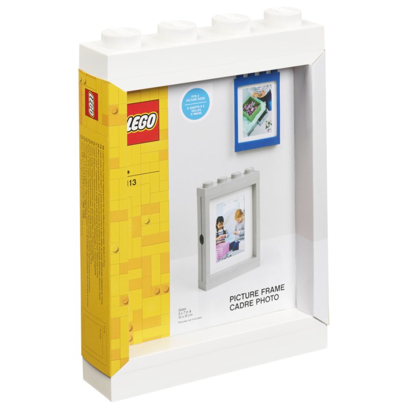 LEGO cadre photo PICTURE FRAME, 191×268 mm, rouge, empilable