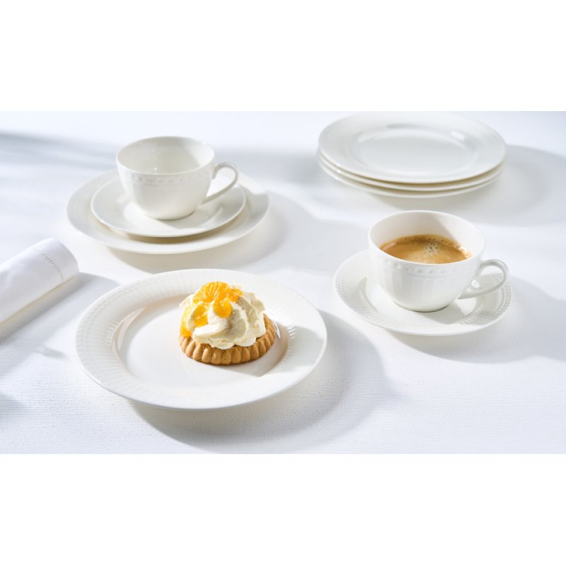 Ritzenhoff & Breker coffee set SOFIA, 18-piece, porcelain, white