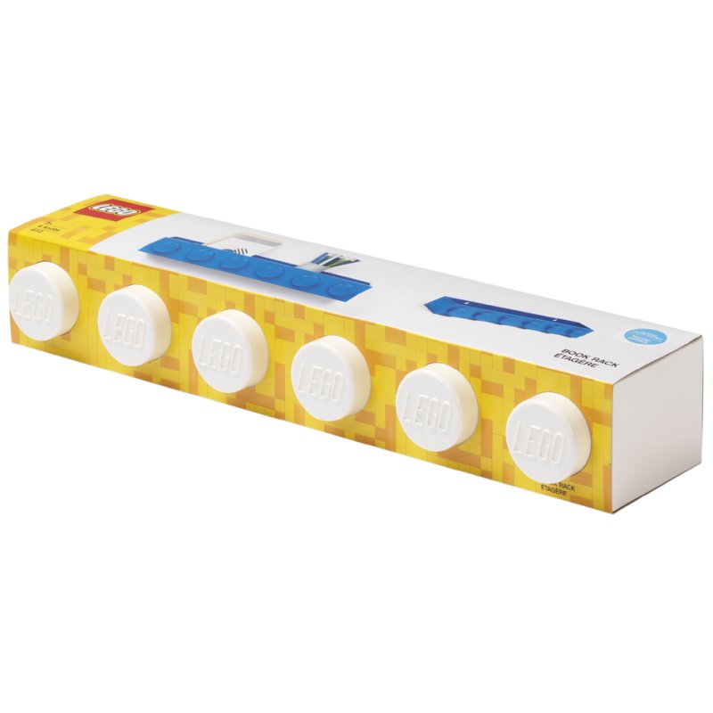 LEGO boekenrek BOOK RACK, wit, 478 mm breed
