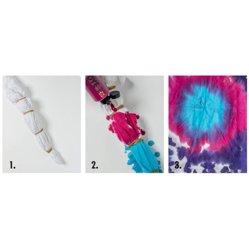 Marabu Tie Dye batikverf set, pasteltinten, 3 × 80 ml