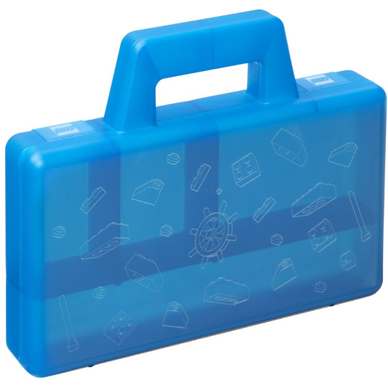 LEGO coffret de tri To Go, vert-transparent, 4 compartiments, 190×35×160 mm