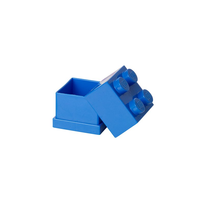 LEGO boîte à collation MINI BOX 4, rouge, 60 ml, 4 tenons