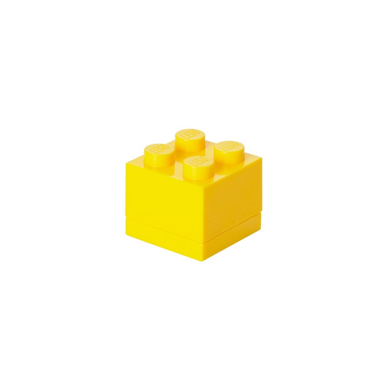 LEGO boîte à collation MINI BOX 4, rouge, 60 ml, 4 tenons