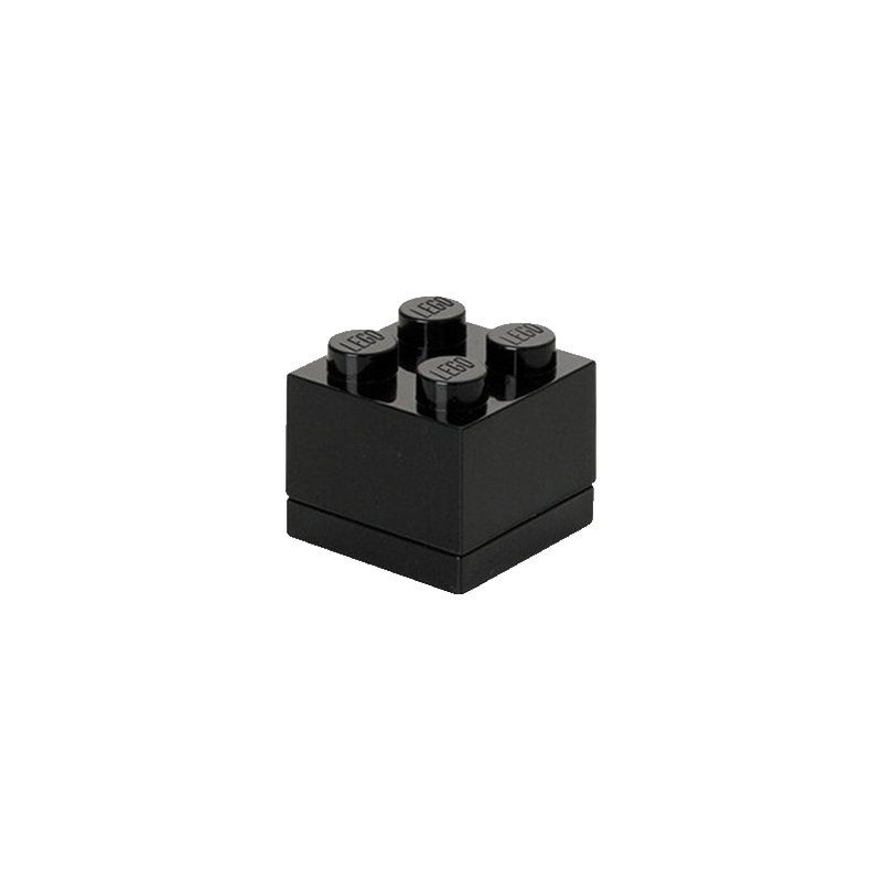 LEGO boîte à collation MINI BOX 4, rouge, 60 ml, 4 tenons