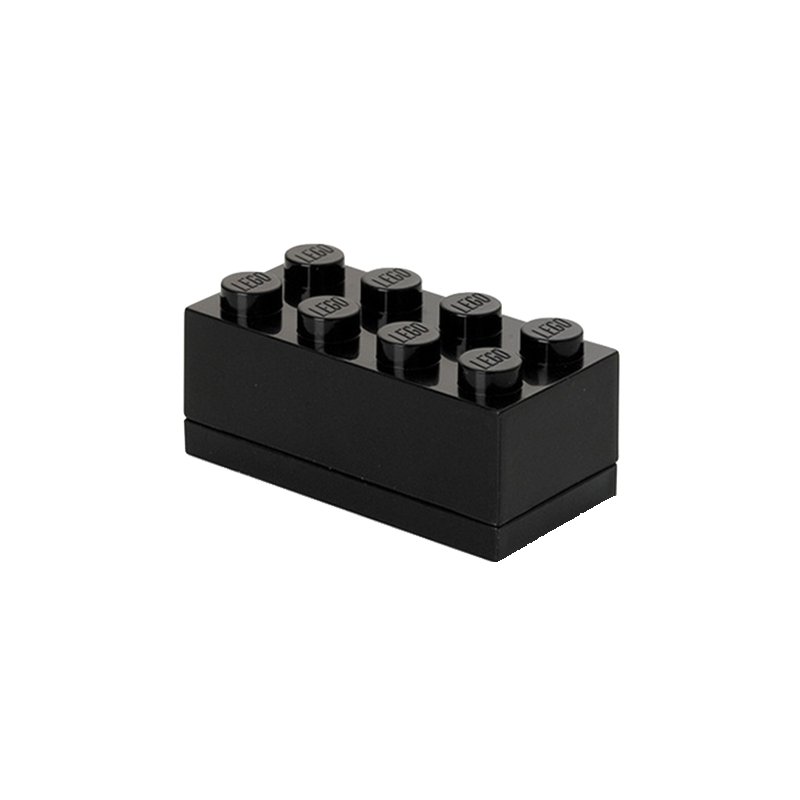 LEGO Boîte à Collation Mini Box 8, bleu, 110 ml, empilable