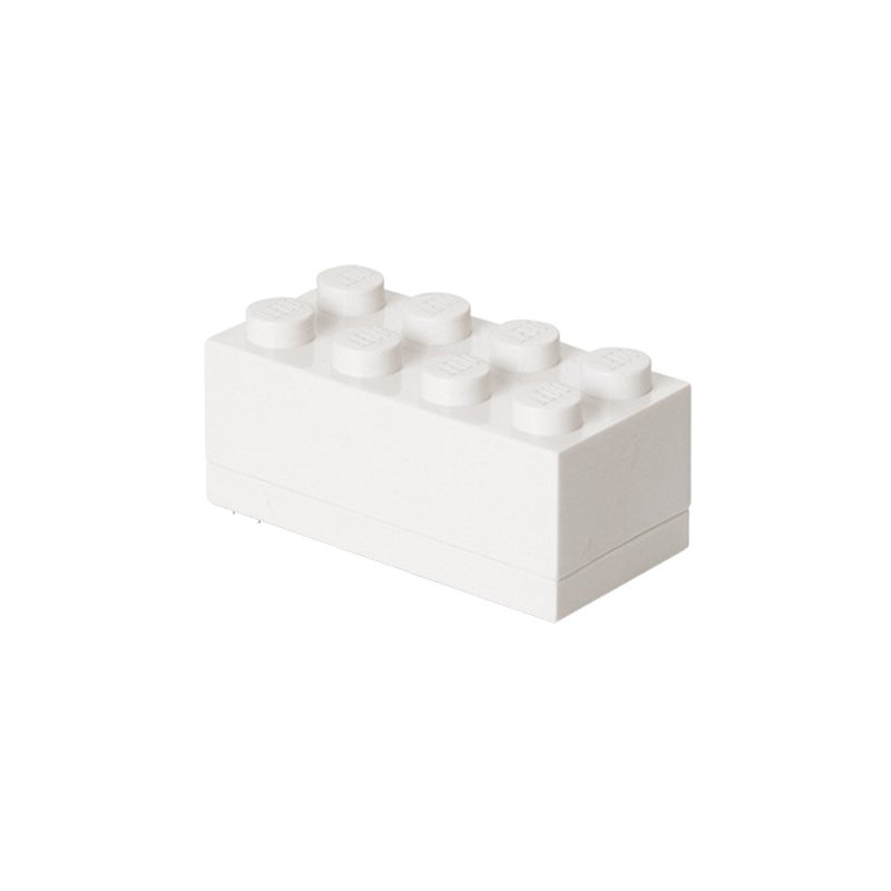 LEGO Boîte à Collation Mini Box 8, bleu, 110 ml, empilable