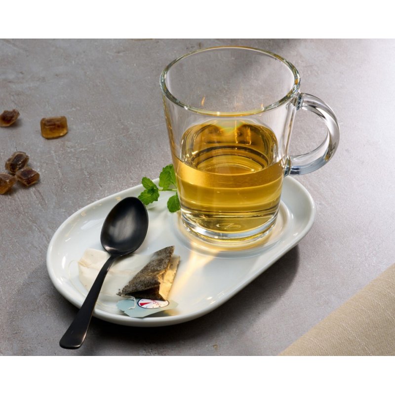 Ritzenhoff & Breker BIANCO dessous-de-verre, ovale, porcelaine, 6 pièces