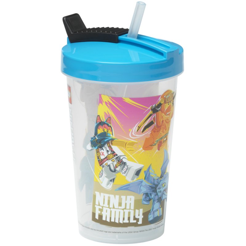 LEGO NINJAGO gobelet avec paille, 0,5 litre