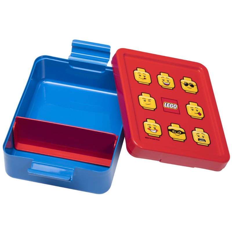 LEGO boîte à lunch ICONIC, rouge/bleu, 135×170×65 mm