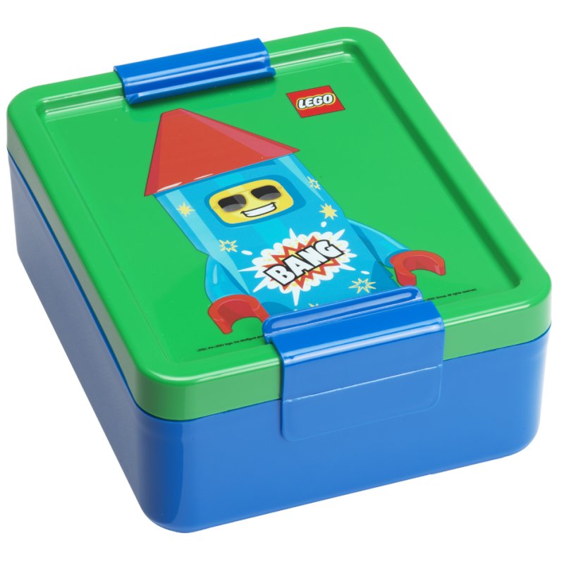 LEGO boîte à lunch ICONIC, rouge/bleu, 135×170×65 mm