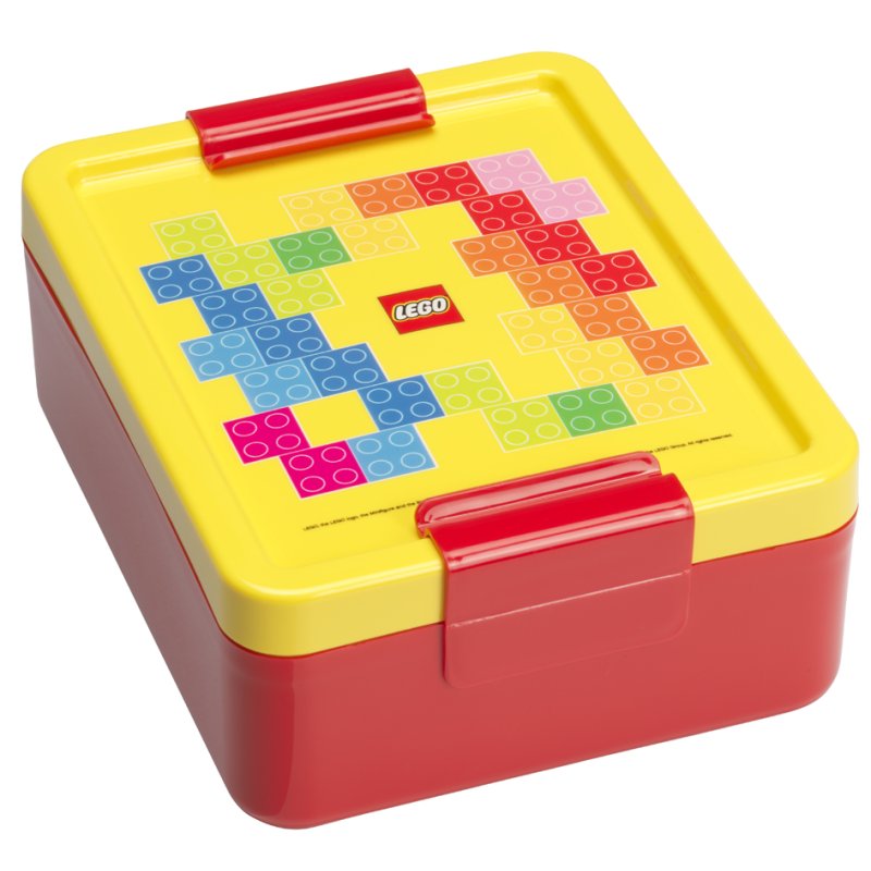 LEGO boîte à lunch ICONIC, rouge/bleu, 135×170×65 mm