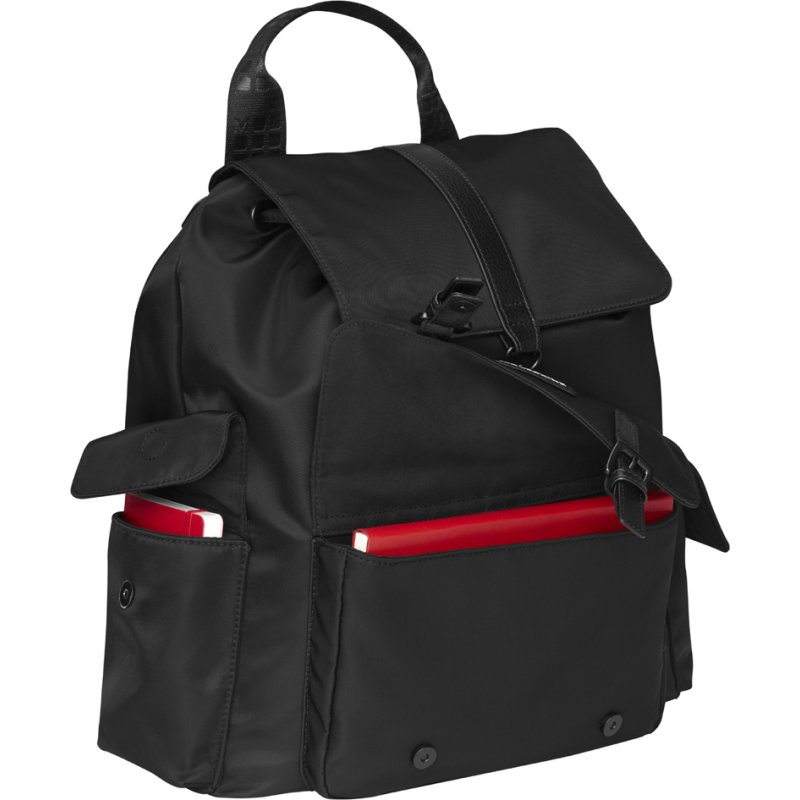 MOLESKINE The Legendary Notebook Backpack, Size M, Black, 100% Recycled Material