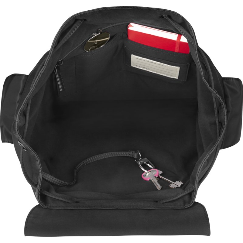 MOLESKINE The Legendary Notebook Backpack, Size M, Black, 100% Recycled Material