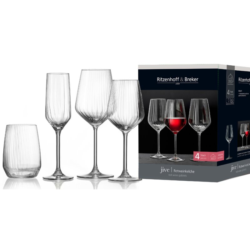 Ritzenhoff & Breker verre longdrink Jive, 0,45 litre, 4 pièces