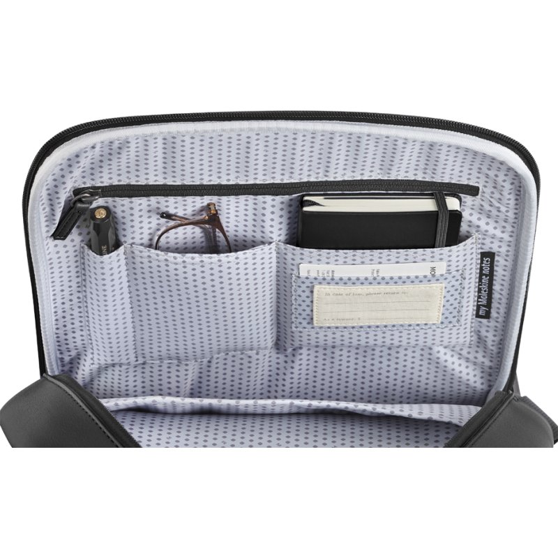 Moleskine Notebook Bag Classic 2.0, Black, Up to 16.5 inch, Lined