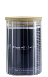 Ritzenhoff & Breker voorraadpot LINEA, rond, 1,3 liter, borosilicaat