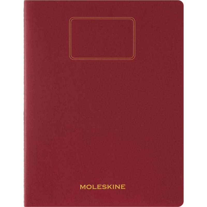 MOLESKINE Student Cahier notebook, red, XXL