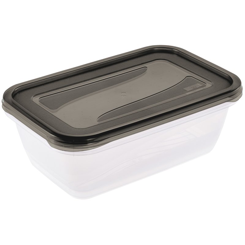 Keeeper boîte de conservation fredo fresh, 2x 2,0 litre, rectangulaire, gris transparent