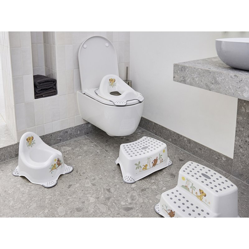 keeeper pot bébé Adam Roi Lion, blanc avec motif, 38×27×23,5 cm