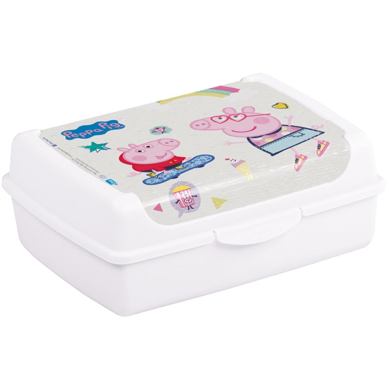 keeeper boîte à lunch olek midi, Peppa Pig, blanc, 170×130×70 mm