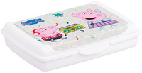 keeeper broodtrommel olek mini, Peppa Pig, wit, 170×130×35 mm