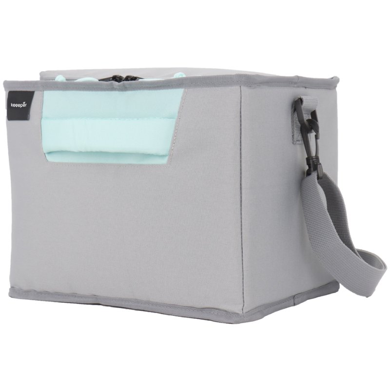 keeeper sac isotherme nea, taille XL, gris/aigue-marine, 29 litres
