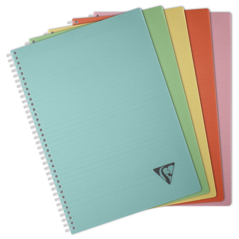 Clairefontaine LINICOLOR cahier relié, A4, spirale, 180 pages