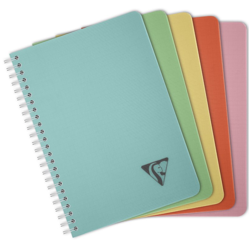 Clairefontaine spiraalschrift, geruit, 90 vel, dubbele spiraal