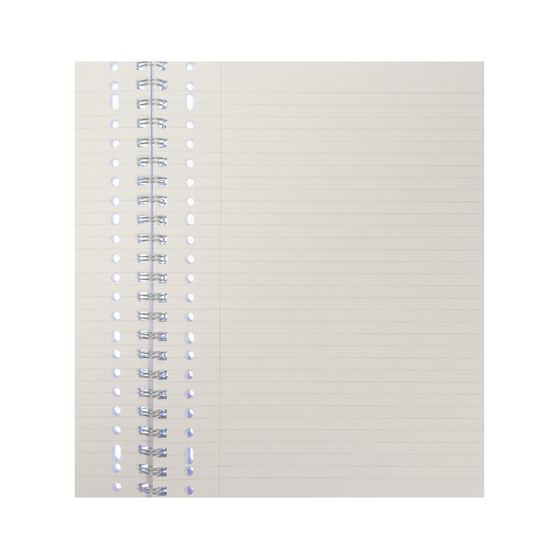 Kangaro collegeblok 4-in-1 A4, gelinieerd, rood, 100 vel