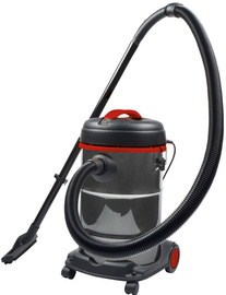 BRÜDER MANNESMANN nat- & droogzuiger, 30 liter, 1.200 watt, zwart/rood