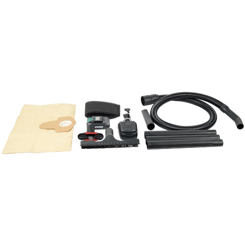 BRÜDER MANNESMANN aspirateur humide et sec rechargeable, 25 litres, noir/rouge, batterie 20V Li-ion