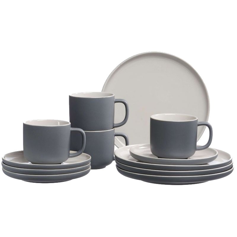 Ritzenhoff & Breker coffee set JASPER, grey, 12-piece