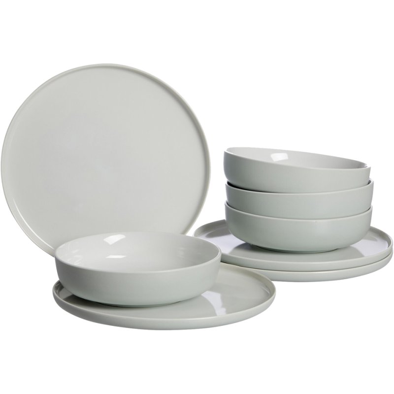 Ritzenhoff & Breker dinnerware set JASPER, mint green, 8-piece, stoneware