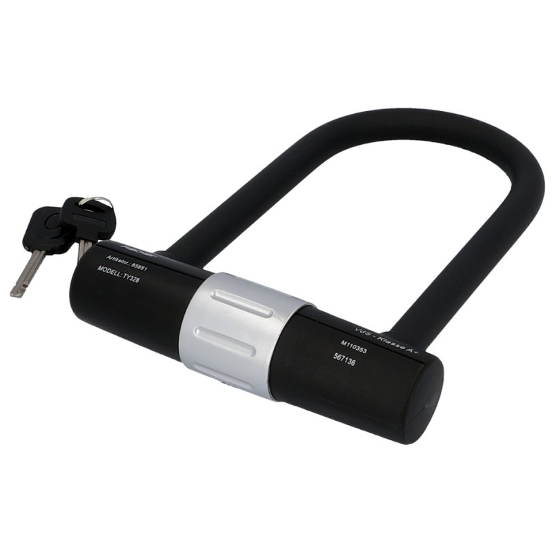 FISCHER antivol pour vélo avec support, 190 mm, certifié VDS