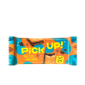 PiCK UP! koekjesrepen Salted Caramel, multipack, 5 stuks à 28 g