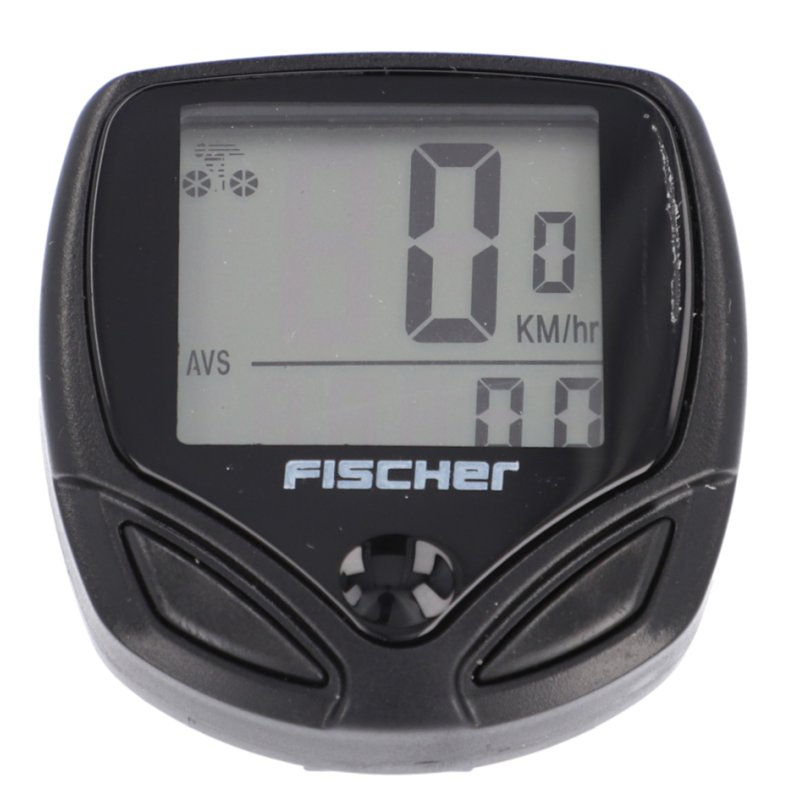 FISCHER compteur de vélo Basic, 15 fonctions, résistant aux éclaboussures