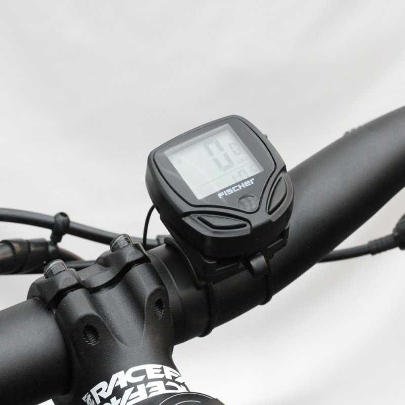FISCHER compteur de vélo Basic, 15 fonctions, résistant aux éclaboussures