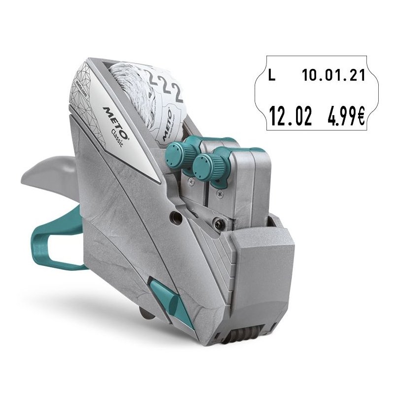 METO prijstang Classic L 2332, 2-regelig, 23-cijferig