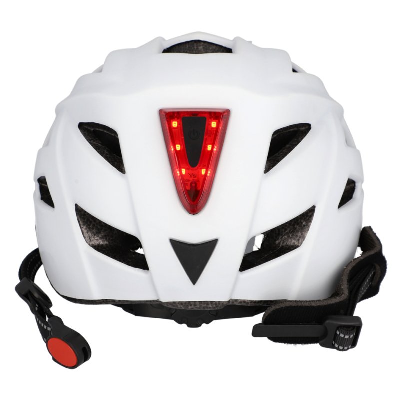 FISCHER casque vélo Urban Plus Atlanta, blanc/noir, taille S/M, tour de tête 520-590 mm