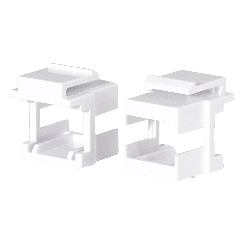LogiLink Professional Keystone holder kit, ABS plastic, white, 100 pieces
